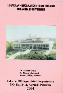 Library and Information Science Research in Pakistani Universities